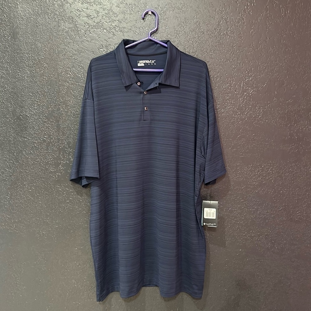 NIKE Men’s Navy Blue Golf  T-Shirt Size XXL NWT